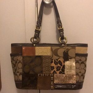 Authentic Coach patchwork bag
